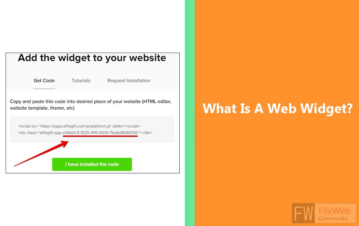 What is a Web Widget?